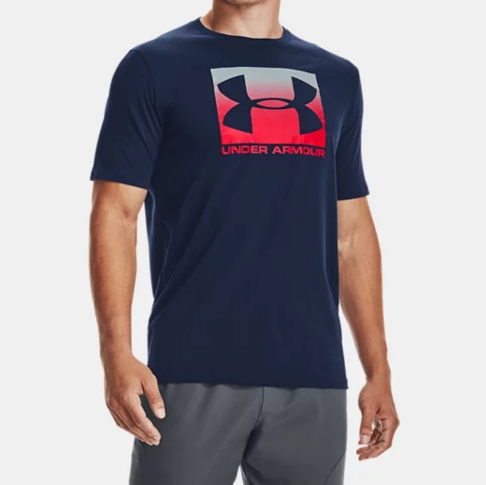 Mens Under Armour T-Shirt 🔥 Size Medium 🆕 Navy Blue - NWT - Athletic Shirt